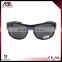 High Quality Cheap Custom shiny black frame and temple sunglasses