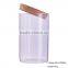 60oz clear cork extra large glass storage containers with lids for homeware