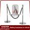 Retractable Belt Stanchion metal crowd control barrier