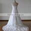 Newest Style Sweetheart Lace Up Back Appliqued Lace Sequined Brazilian Wedding Dresses