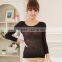 Woman body shaping lace molding warm clothes Y38