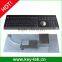 All-in-one Panel Mount Industrial Membrane trackball Keyboard
