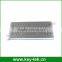 IP65 compact format mini metal keyboard with 0.45mm short stroke
