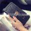 Latest fashion woman zipper wallet with lock