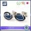 Brand dot enamel cufflinks for men wholesale cufflink blanks