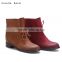 made in china abibaba rubber boots lace up high neck camel wading boots