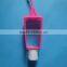 1oz PET clear silicone hand alcohol gel bottle, 30ml empty hand alcohol gel bottle packaging