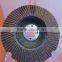 calcined aluminum oxide fiberglass backing plate flap disc for polishing