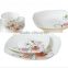 China Products Hot Wholesale 20pcs Porcelain Dinner Sets/Modern Square Dinner Set
