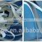 White Ribbed Natural Rubber Tape Latex Free Used for Swimwear