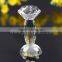 Octagonal crystal candlestick with appealing shape
