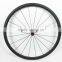 High end straight pull hub, 30 * 23mm tubular bicycle wheels 700C full carbon fiber rims for road wheelset