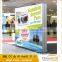 Flexible frameless advertising light box outdoor with snap open aluminum cover frame