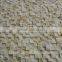 beige limestone mosaic, cube 3D mosaic tile, beige mosaic tile