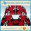 Red flower modern design wool acrylic excellent hail protection car mat