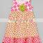 2016 newly made floral dress yiwu koya spring & summer new style cute hand made baby girl dress