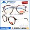 2016 New collection design brand fashion acetate metal mixed optical frames with factory price