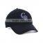 curved brim high quality adjustable custom 6 panel embroidery sport hat wholesale