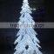 White Outdoor Lighted Christmas Cone Trees Giant Christmas Tree