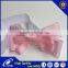 High Stretch Pink Ribbon Bow with Elastic Loop