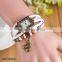 Cheap Leather Charm Ladies Bracelet Wrist Watch For Wholesale