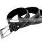 Wholsale Black Color Sewing Mans Belt PU Material Belt