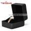 Soft PU jewlery bracelet box black watch box