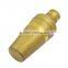 Grit Blast Gold Cocktail Shaker for Icy Cold Drinks Stainless Steel Bar Shaker