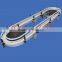 plastic flexible chain conveyor belt / top chain conveyor for Beverage Manufacture