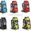 2016 Top quality waterproof multi-functional climbing mountain army camping custom hiking backpack