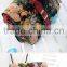 Women Oil Painting Messenger Bag Girls Flower Printed Shoulder Bag Lady Multifunction Handbag Purse