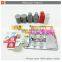 Plastic shopping car toys trolley set for kids