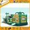 bouncy castle inflatable jungle water slide with water pool A3091