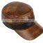 New Fashion Men's (100% Real Brown cowhide) Leather Hat / Flat Beret