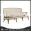 France Solid Wood Furniture/ Linen Soft Package Sofa/ Classic Eiderdown Double Seat or Three Seat Sofa