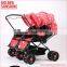 China manufacturer JINBAO good twins stroller/baby carriage/pram/gocart/pushchair