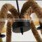 classic design rope hanging pendant light stairs pendant light with fabric lampshade for home decor/Gallary/coffee bar