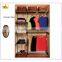 4 layers movable oxford fabric storage cabinet for clothes
