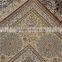 8x10ft oriental silk carpet red color large size antique rug