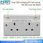 BS standard USB wall socket 2 gang UK 3 pin plug socket