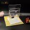 hot selling high quality transparent acrylic brochure display racks