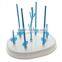 Newborn accessaries non toxic foldable milk bottle drying rack