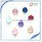 2016 wholesale fashion natural druzy stone charm connector pendant