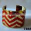 Handcrafted Indian Brass Fashion Bangle Bracelet Weaved