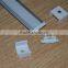 Falt profile suit for 5-12mm strips EXW price Recessed 7mm Thickness Aluminum Profile Led Strip Light
