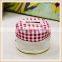 Cute Round Tissue Box /cotton and Linen Desk Storage Cylinder Tissue Box