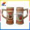 German Souvenir Roast flowers Cheap Ceramic Beer Mug