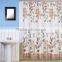 Leaf Design Printed Polyester Shower Curtain