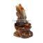 charming red agate bird crystal carving for home decoration or collection all by hand made