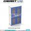 Laboratory Tall Steel Glass Door Chemical Reagent Storage Cabinet With Drawers
